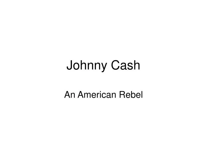 johnny cash n.