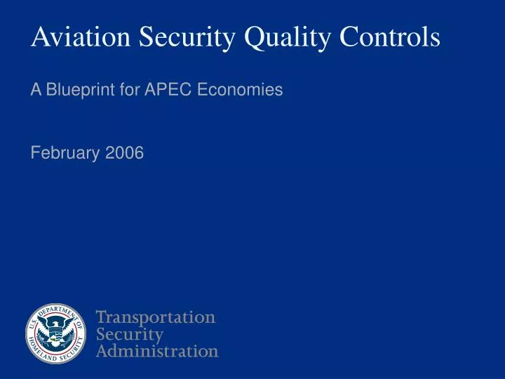 PPT Aviation Security Quality Controls PowerPoint Presentation, free download ID1394663