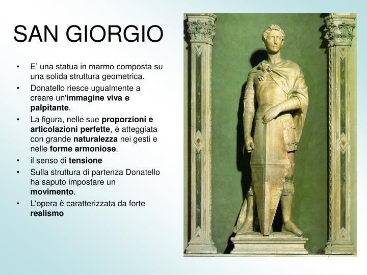 San Giorgio Donatello PPT - DONATELLO PowerPoint Presentation - ID:1394910