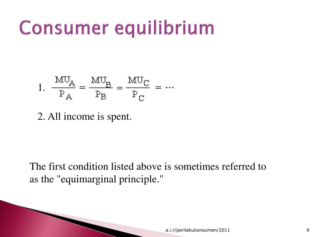Listed above. Equilibrium Income Formula. Equimarginal principle of cost effectiveness.