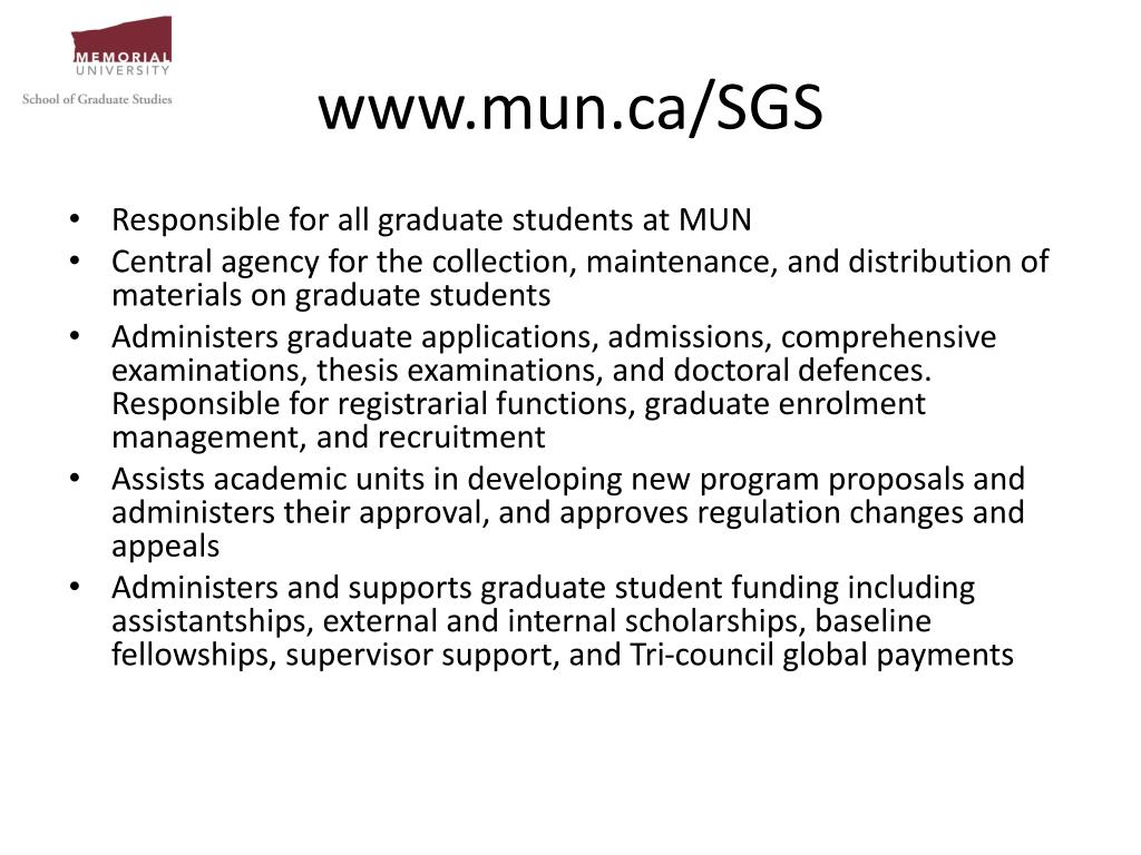 mun graduate education course descriptions