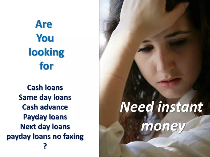 payday advance financial loans bad credit