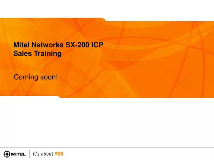 mitel networks sx 200 icp sales training n.