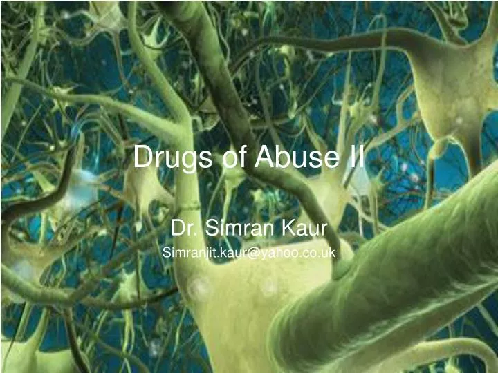 drugs of abuse ii n.