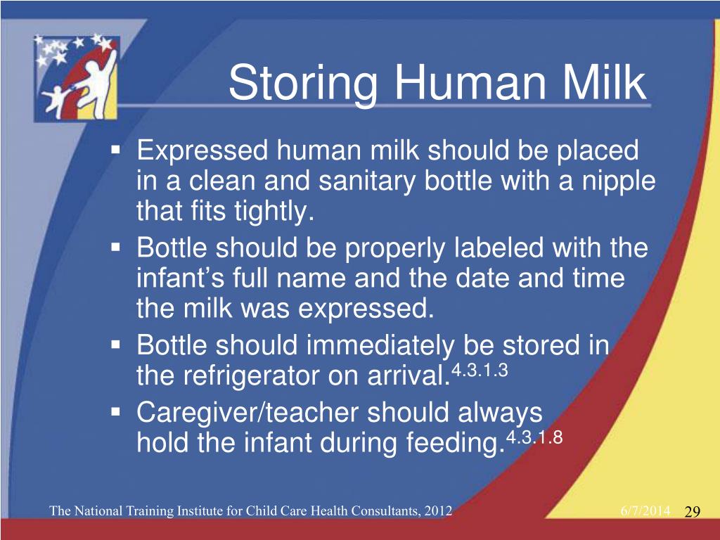 storing human milk l