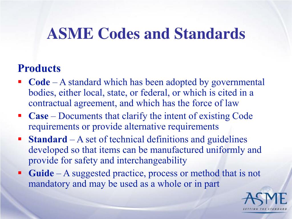 PPT Overview ASME Codes & Standards xxxxx, 2011 PowerPoint Presentation ID1401030