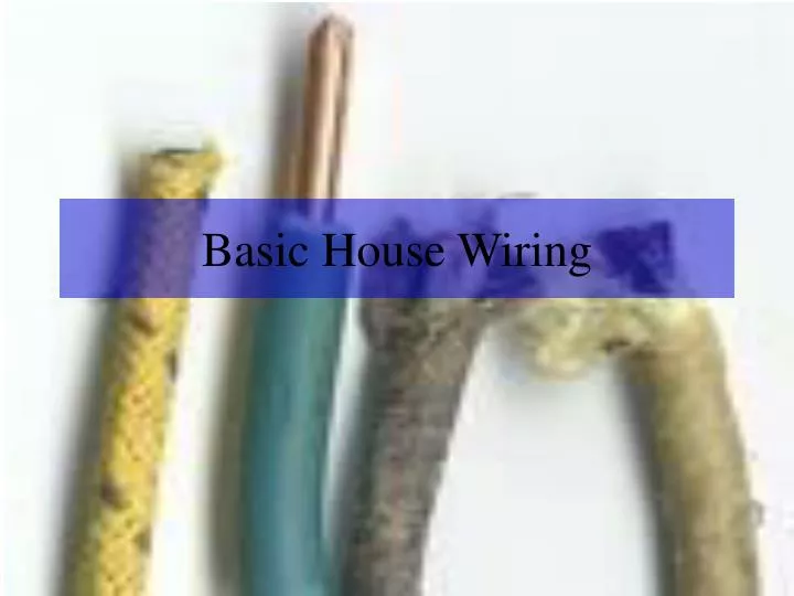 basic house wiring n.