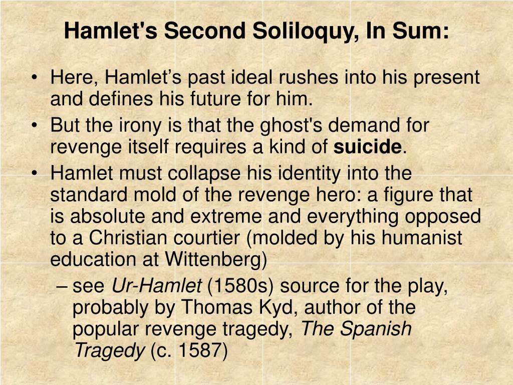 Soliloquies In Hamlet