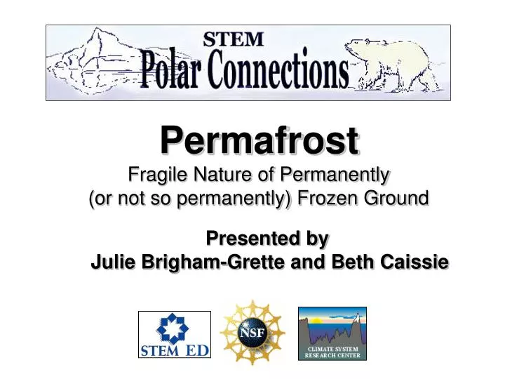 PPT Permafrost Fragile Nature of Permanently (or not so permanently) Frozen Ground PowerPoint