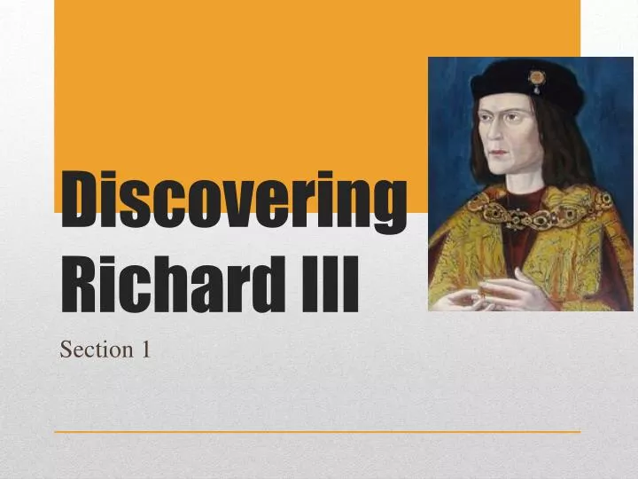 discovering richard iii n.