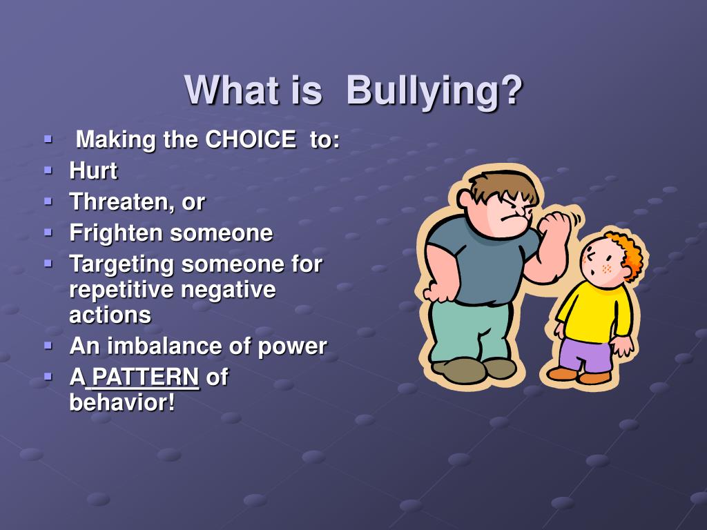 powerpoint presentation on bullying in schools