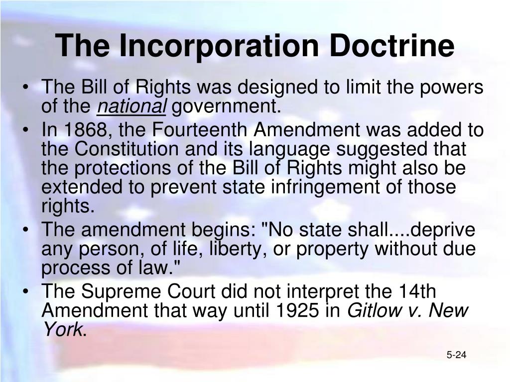 What Is Meant By Doctrine Of Incorporation