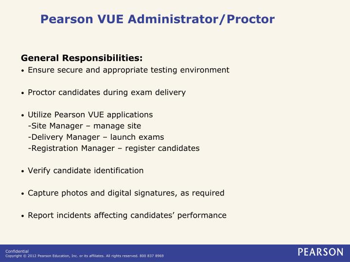 PPT Scott Thompson Pearson VUE Channel Manager PowerPoint