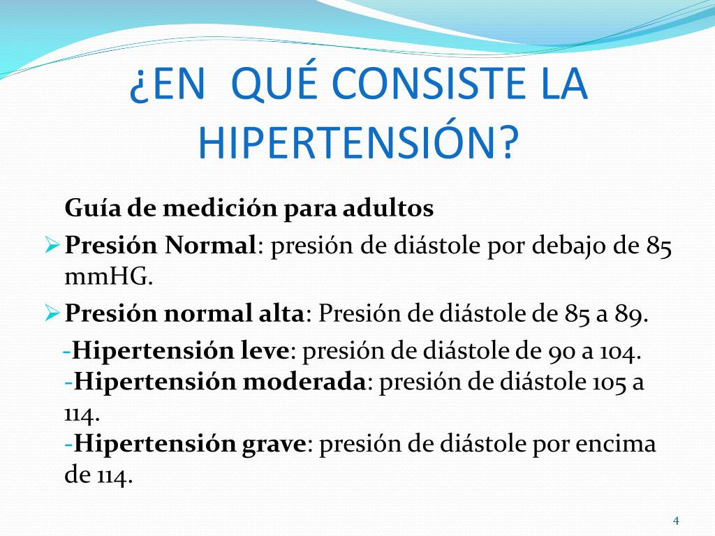 Hipertensión leve, ¿qué es?
