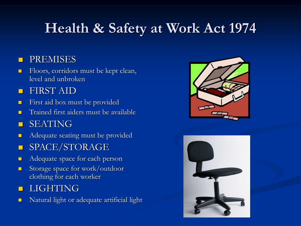 health and safety at work act 1974 powerpoint presentation
