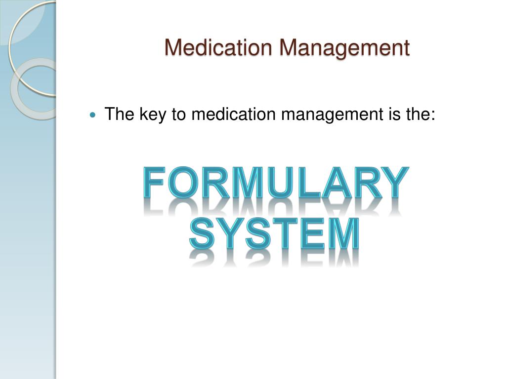 PPT - Medication Management PowerPoint Presentation, Free Download - ID ...