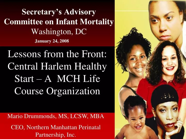 secretary s advisory committee on infant mortality washington dc n.