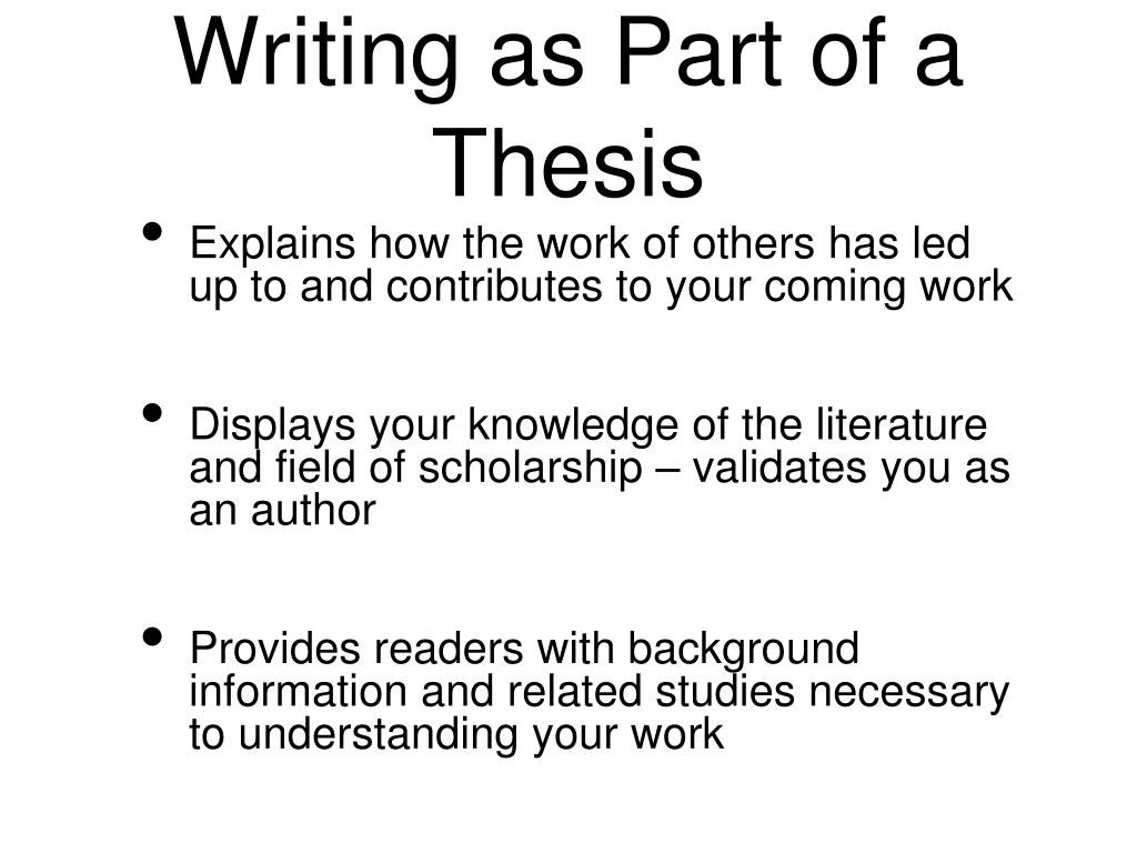 PPT - Dissertation: Introduction & Literature Review PowerPoint ...