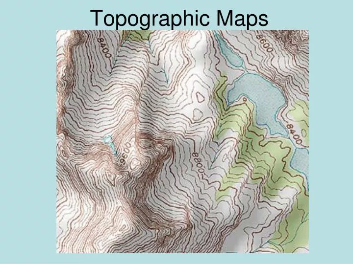 topographic maps n.
