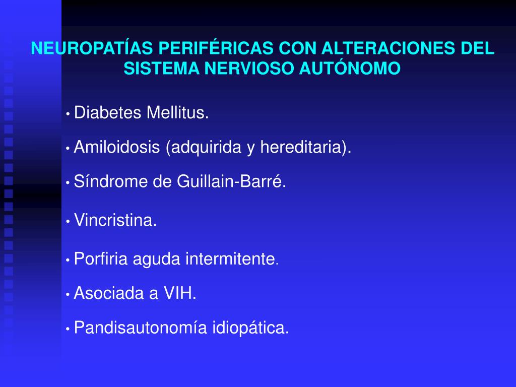 PPT - ESTUDIO DE LAS NEUROPATÍAS PERIFÉRICAS PowerPoint Presentation ...