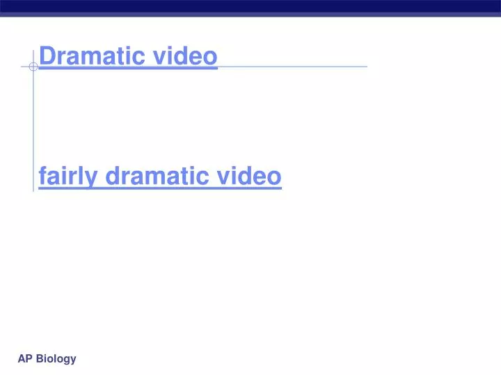 dramatic video fairly dramatic video n.