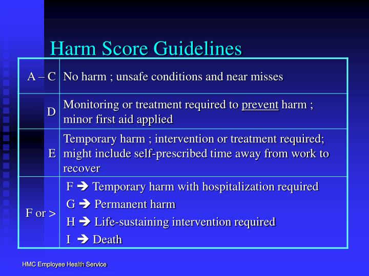 PPT Harborview Medical Center Incident/Accident Reports via PSN 2007