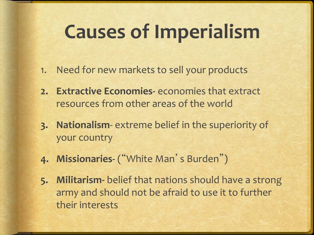 essay on imperialism in america