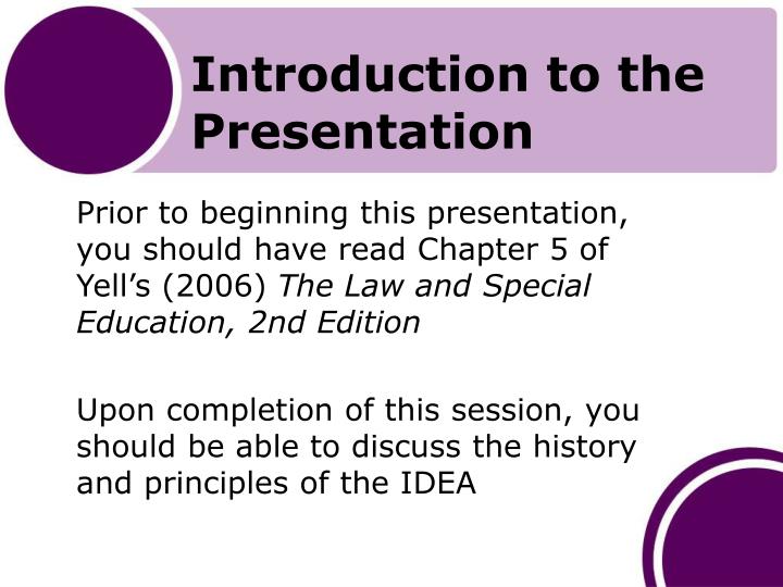 a introduction into individuals with disabilities act The no child left behind act (nclb)and the individuals with disabilities new requirements introduced in nclb were intended to increase the quality and. a introduction into individuals with disabilities act The no child left behind act (nclb)and the individuals with disabilities new requirements introduced in nclb were intended to increase the quality and.