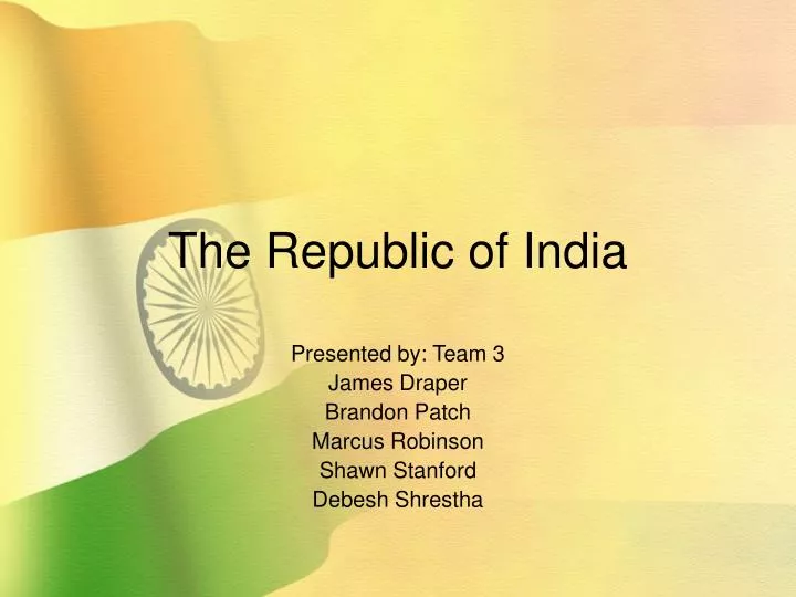 the republic of india n.