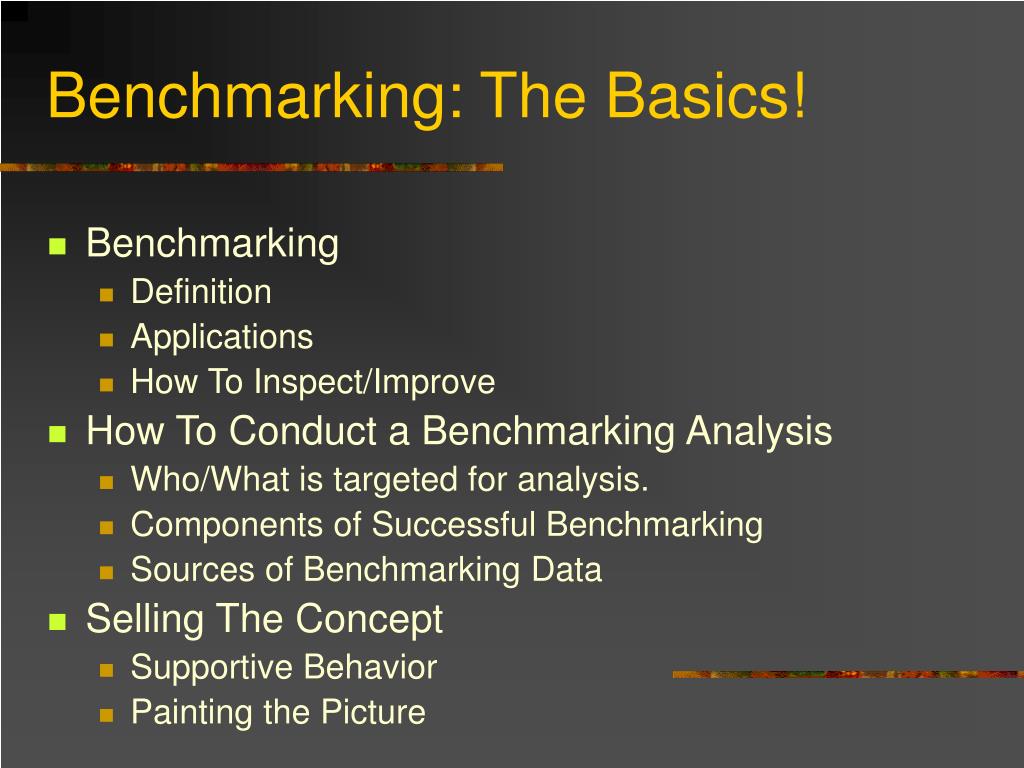 benchmark definition marketing benchmark definition marketing