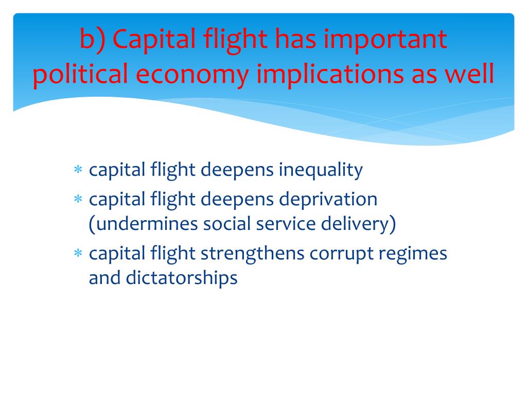 contoh essay capital flight