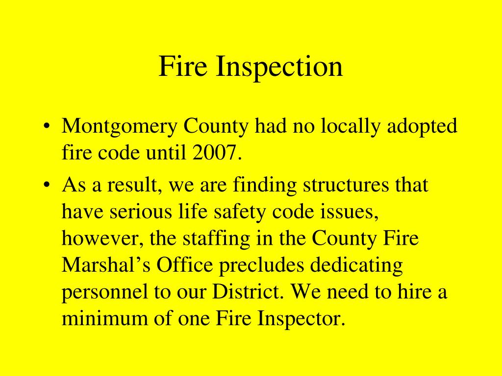 PPT Fire & Emergency Medical Services Response within Montgomery