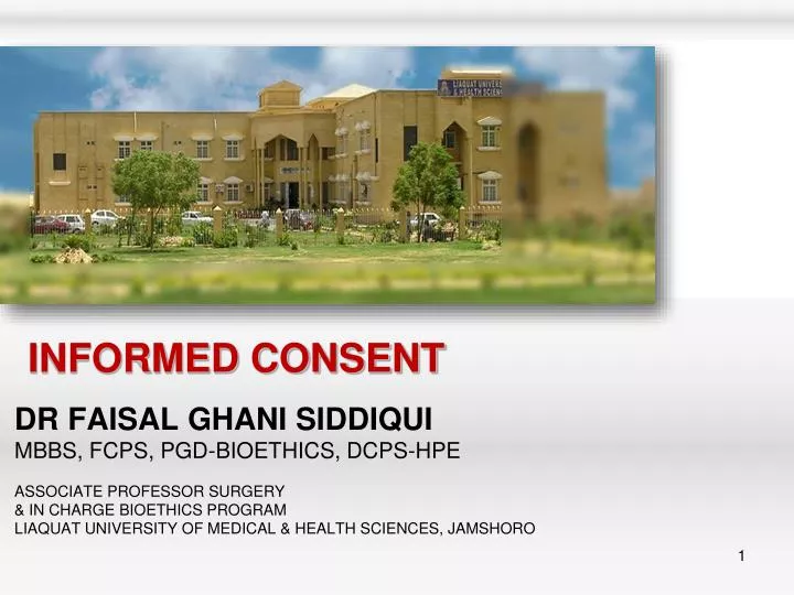informed consent n.