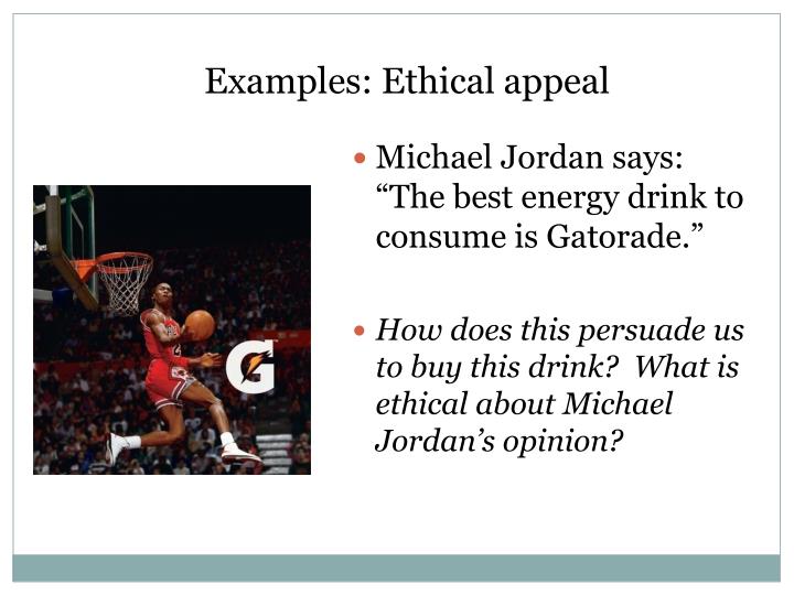 ethical appeal examples