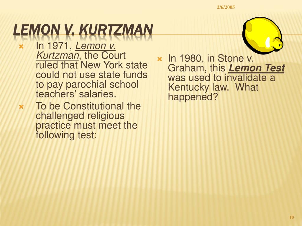 Lemon v cheap kurtzman