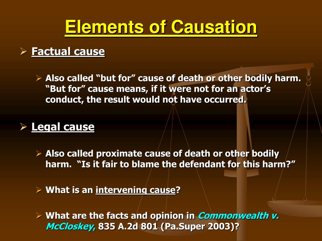 criminal law essay on causation