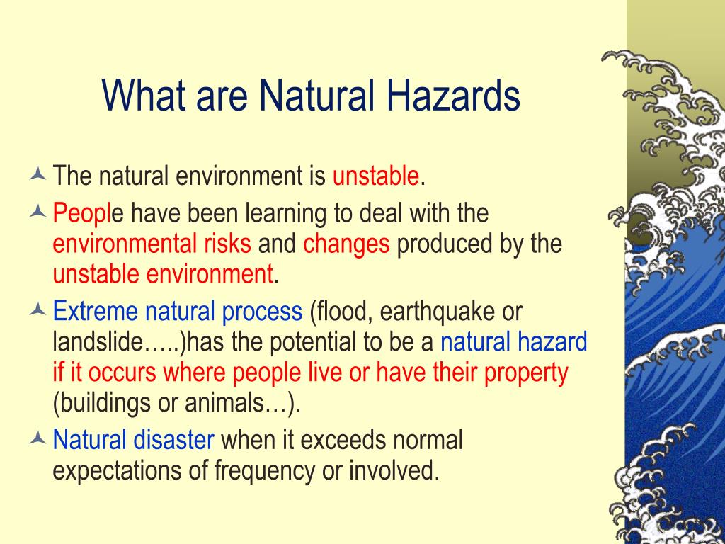 presentation on natural hazards