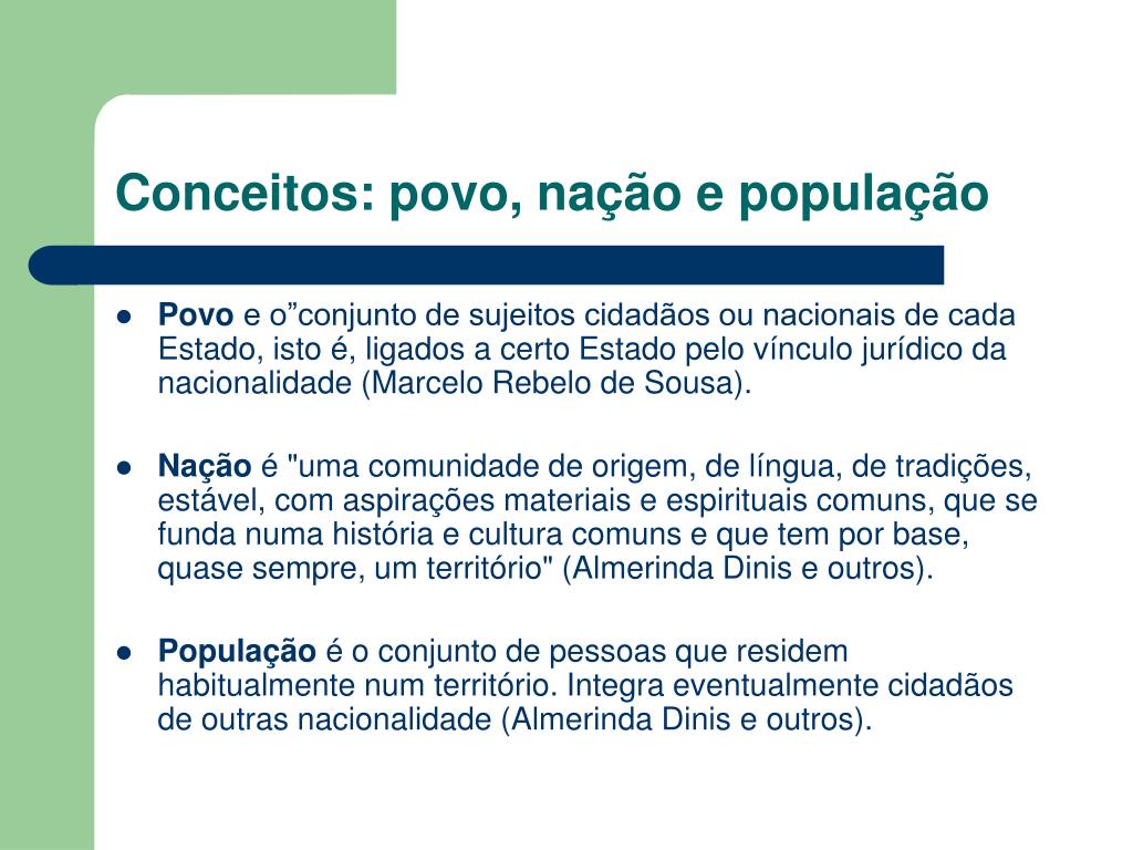 é Uma Instituição Formada Por Povo Território E Governo