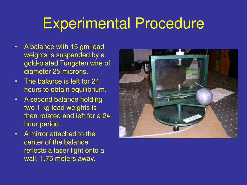 cavendish experiment summary