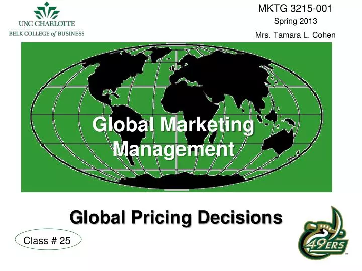 PPT - Global Marketing Management Global Pricing Decisions PowerPoint ...