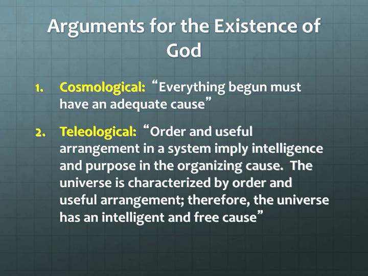 cause is the argument for gods existance cause is the argument for gods existance