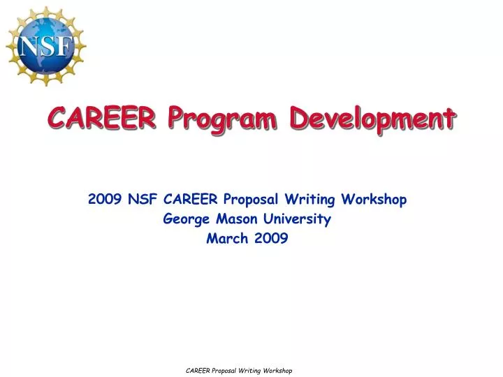 career program development n.
