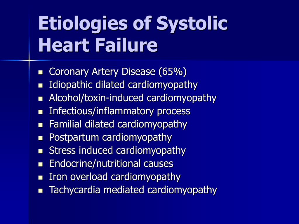 PPT - Systolic and Diastolic Heart Failure PowerPoint Presentation ...