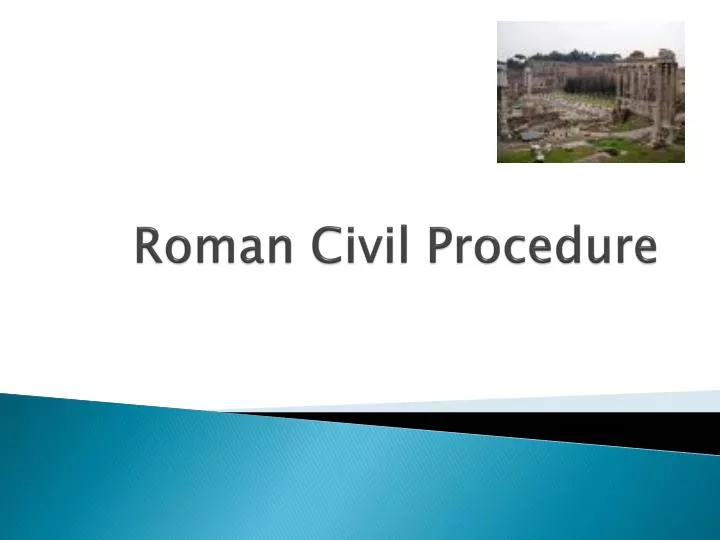 roman civil procedure n.
