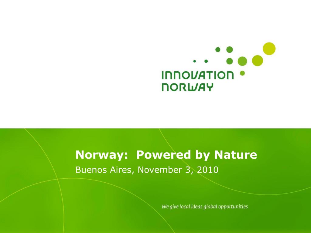 PPT - Norway: Powered by Nature PowerPoint Presentation, free download -  ID:1411553
