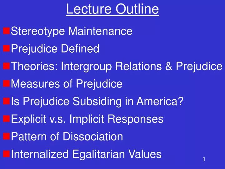 lecture outline n.