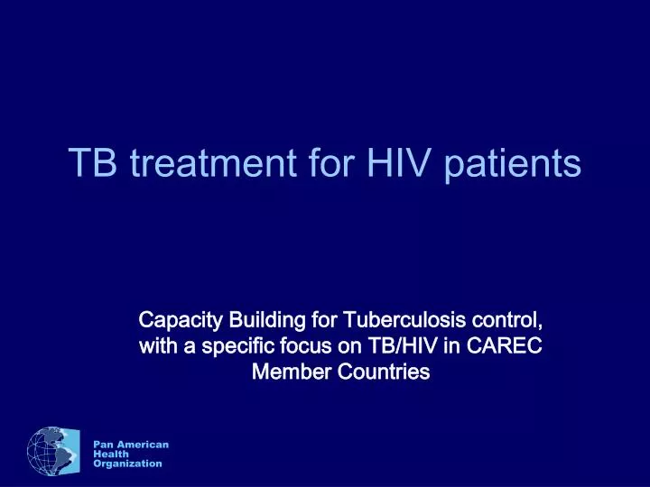 tb treatment for hiv patients n.