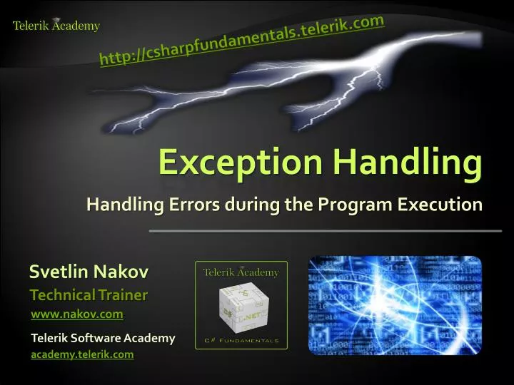 PPT - Exception Handling PowerPoint Presentation, free download - ID ...
