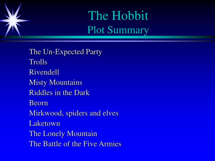 PPT - The Hobbit PowerPoint Presentation - ID:141181