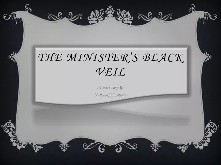 the minister s black veil n.